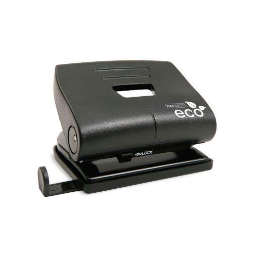 Rapesco Eco Medium 2-Hole Punch 22 Sheets Black