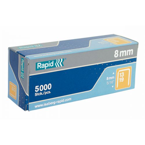 Rapid Galvanised Staples 8mm 13/8 Pack of 5000