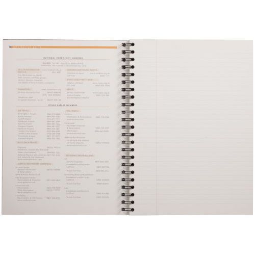 Clairefontaine Rhodia Business Book A4 Wirebound Hard Back Black Recycled 160 page Pack of 3