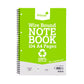 Silvine A4 Everyday Notebook Recycled Wirebound 104 Pages 70gsm Pack of 12