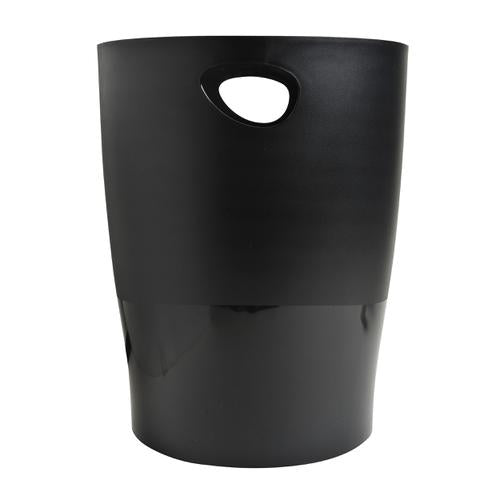 Exacompta Classic 15 Litre ECOBIN Waste Paper Bin Black