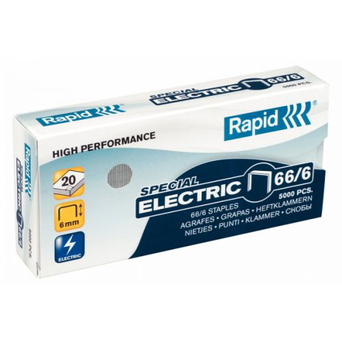 Leitz Rapid Staples 66/6mm Box of 5000