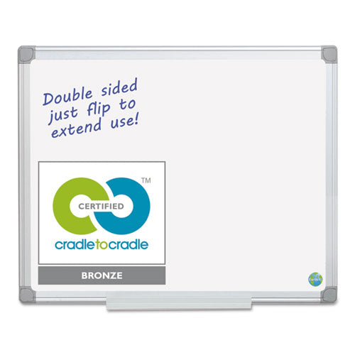 Bi-Office Earth-It Whiteboard Non-Magnetic Aluminium Frame 1200 x 900mm White