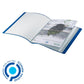 Leitz Recycle Display Book 20 Pockets A4 Blue