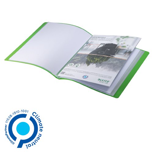 Leitz Recycle Display Book 20 Pockets A4 Green