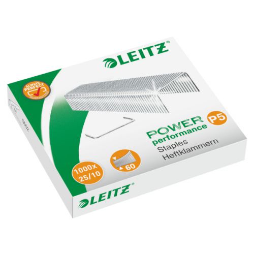 Leitz 25/10 Steel Staples for Heavy Duty Flat Clinch Staplers Box of 1000