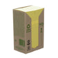 Post-it Recycled Notes 38 x 51mm Canary 100 Sheets Per Pad Pack of 24