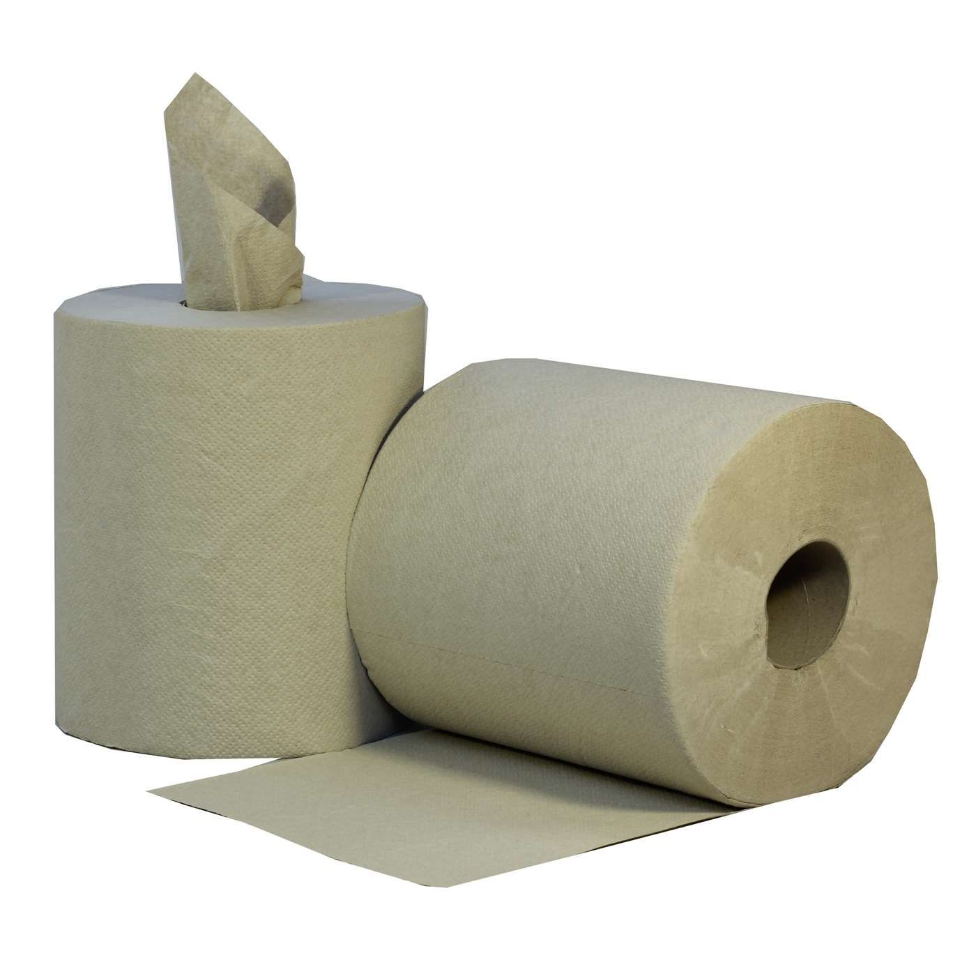 EcoNatural 2 Ply Udder Wipes 22.5cm x 130m Case of 6 Rolls, Made from Recycled Drinks Cartons