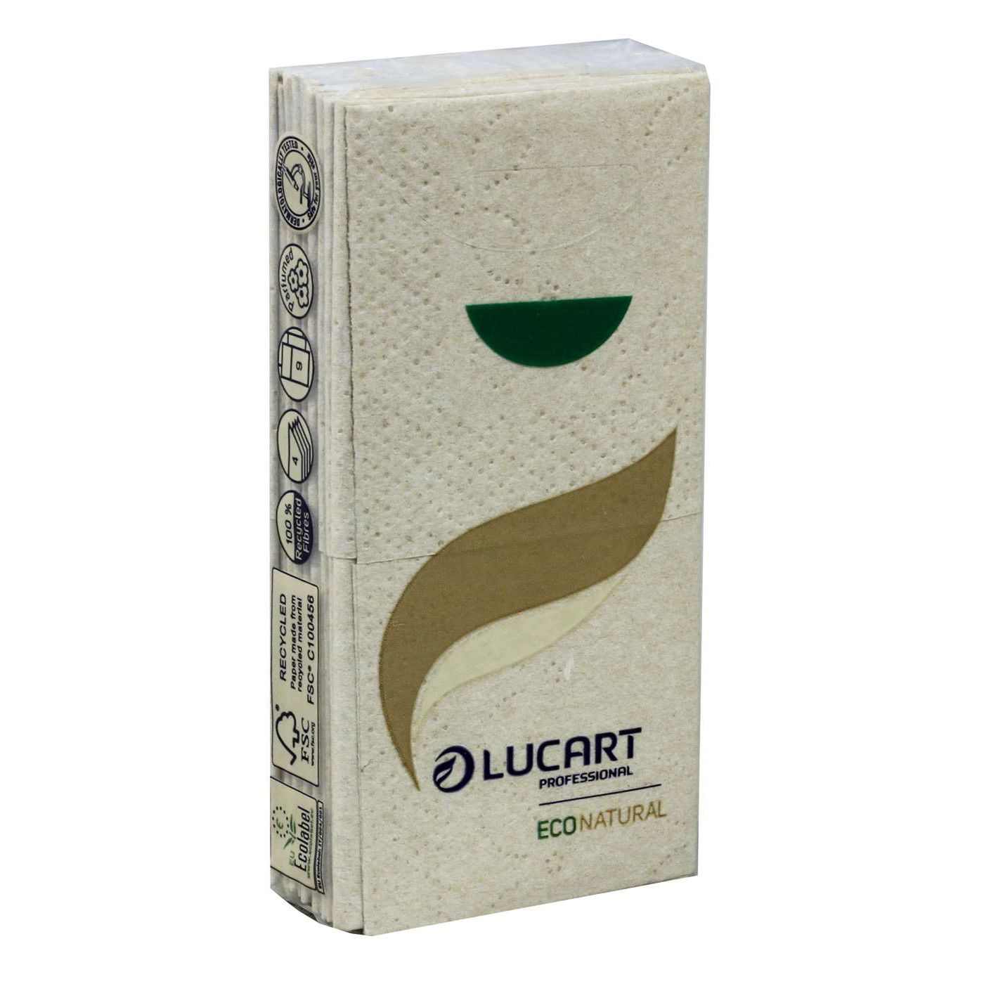 EcoNatural 4 Ply Handkerchiefs Case of 24 Sleeves of 10 (240 per Case)- Made from Recycled Drinks Cartons
