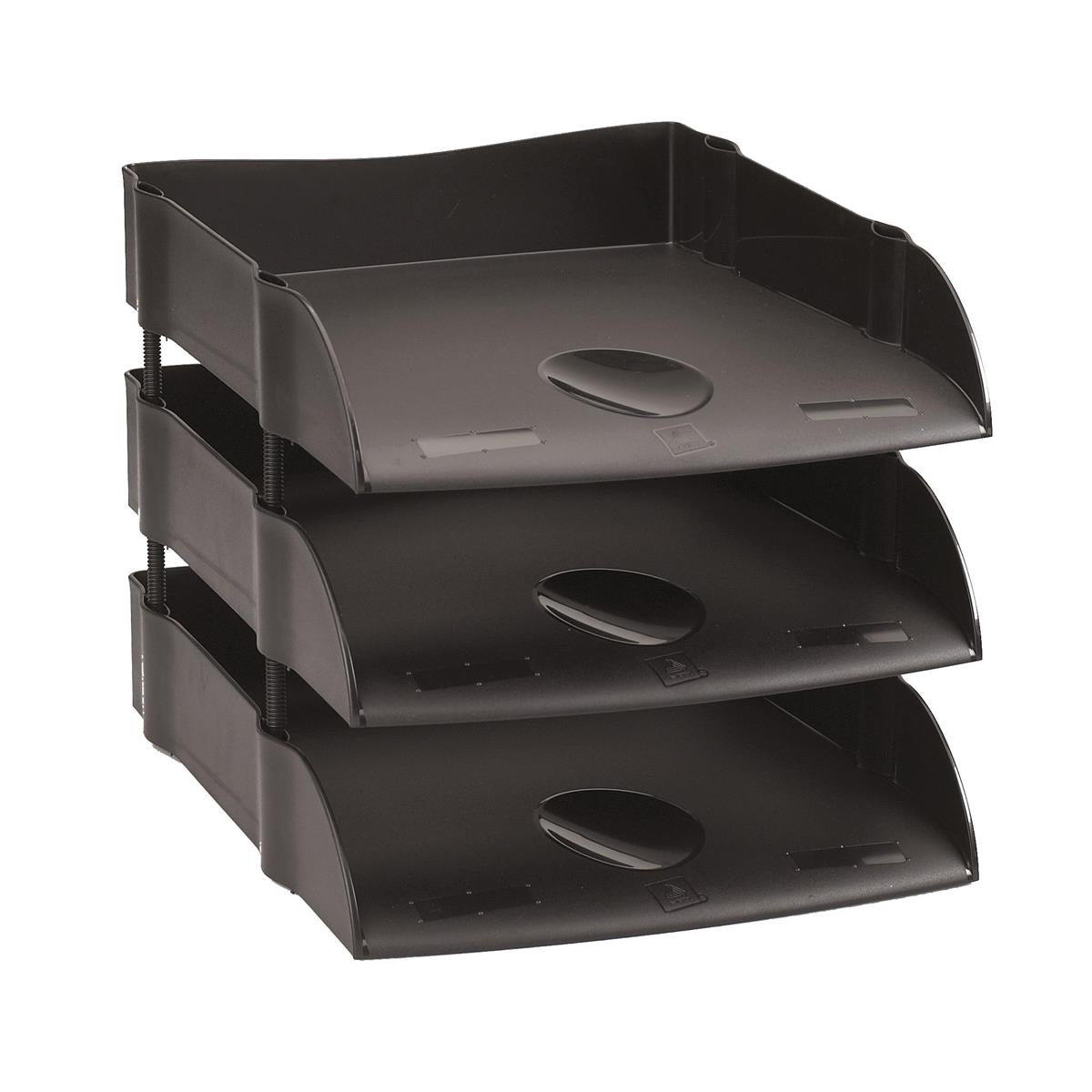 Avery Desktop Range Eco Friendly Self Stacking Letter Tray Black Each