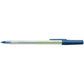 Bic ECOlutions Round Stic Recycled Slim Ballpoint Pen Blue Pack of 60