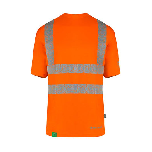 Envirowear Recycled Hi-Vis T-Shirt Orange Small