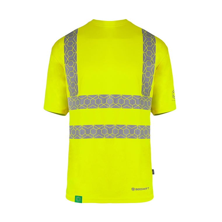 Envirowear Recycled Hi-Vis T-Shirt Yellow 4XL