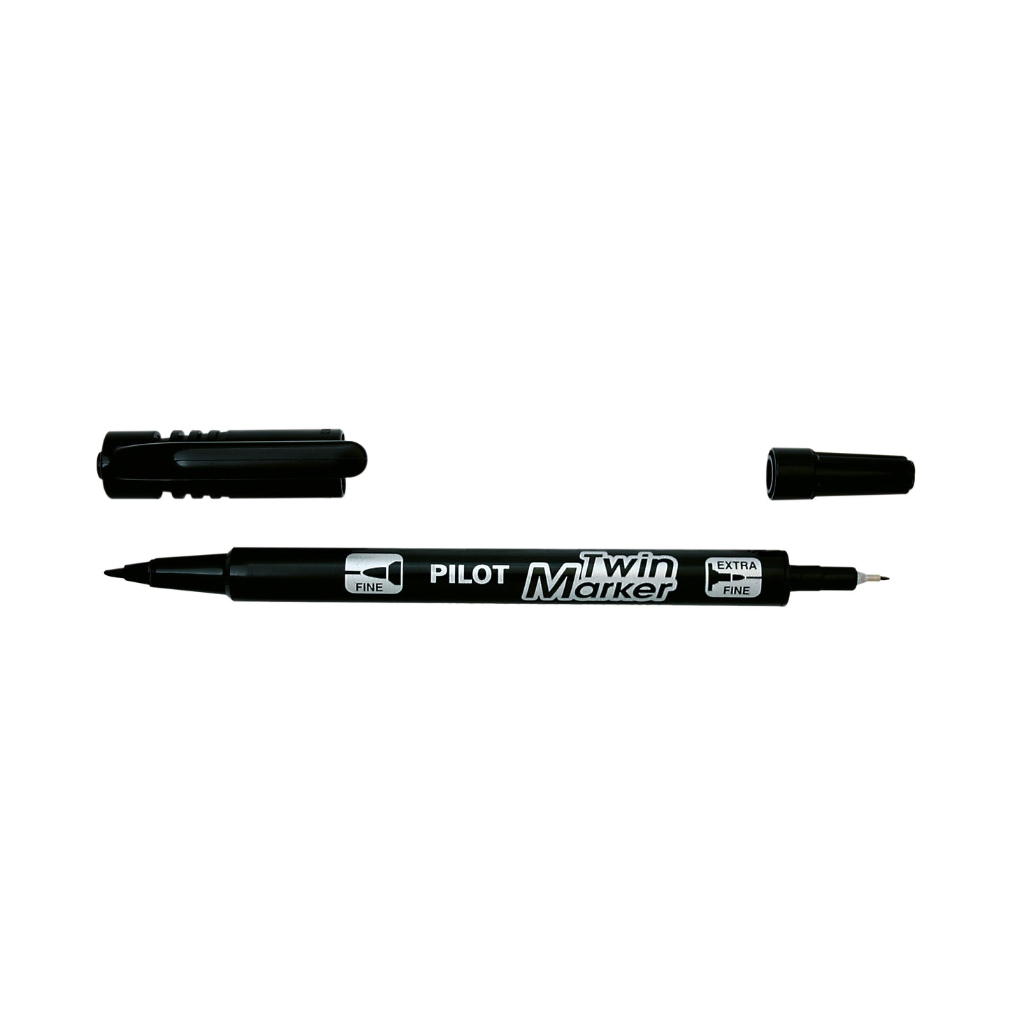 Pilot Begreen Twin Fine & Extra Fine Permanent Marker Black Pack of 10