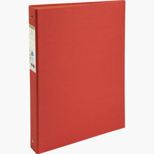 Exacompta Forever Recycled A4 2 O-Ring Ring Binder 40mm Spine Red Box of 10