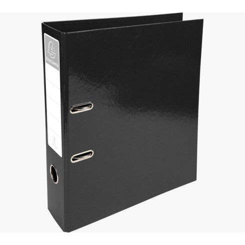 Iderama A4 Lever Arch File 70mm Spine Black Box of 10