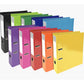 Iderama Prem Touch A4 70mm Spine Lever Arch File Assorted Colours Box of 10