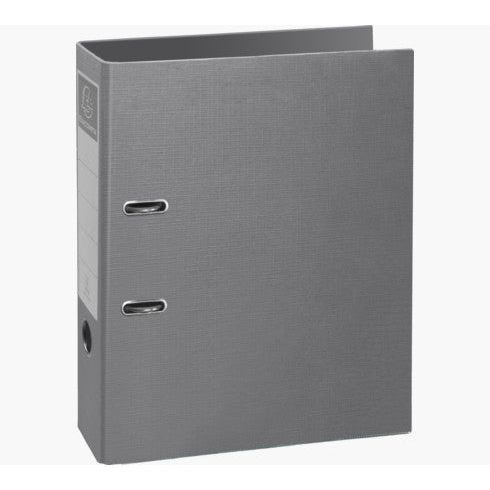 Teksto Lever Arch File Prem Touch A4 80mm Spine Grey Each