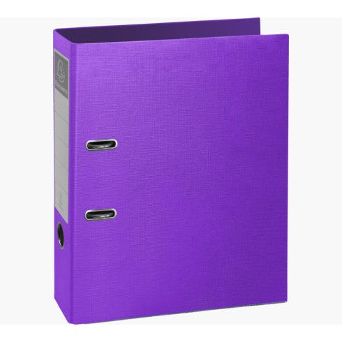 Teksto Lever Arch File Prem Touch A4 80mm Spine Purple Each