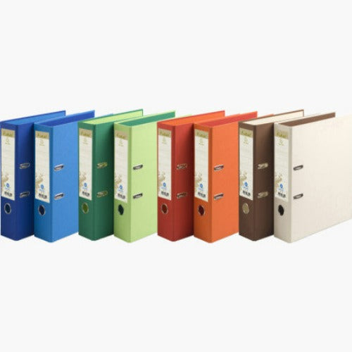 Forever A4 80mm Spine Lever Arch File with Paper Covered Cardboard Cover Assorted Colours Box of 10