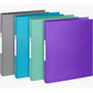 Teksto Ringbinder 2 Ring 30mm Capacity A4 Assorted Colours Pack of 10