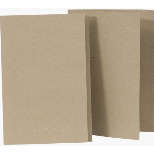 Exacompta 170gsm Square Cut Folder Foolscap Buff Pack of 100