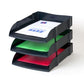 Avery Desktop Range Eco Friendly Self Stacking Letter Tray Black Each