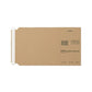 VITA Purely Packaging Recycled Kraft Book Wrap Peel and Seal 248x165x70mm Manilla Pack of 25