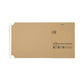 VITA Purely Packaging Recycled Kraft Book Wrap Peel and Seal 406x302x70mm Manilla Pack of 25