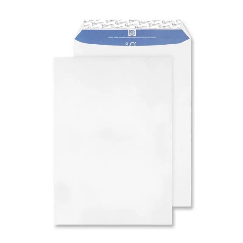 Blake Premium Pure C4 Recycled Peel and Seal 120gsm Woven Envelopes Super White Pack of 20