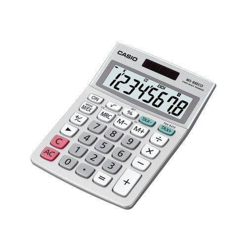 Casio MS-88ECO 8 Digit Desk Calculator