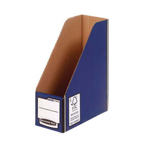 Fellowes Premium Magazine File Blue Pack of 5