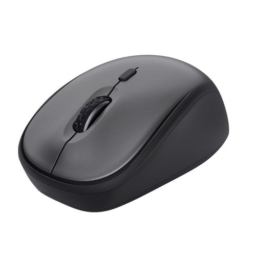 Trust Yvi Plus 1600 DPI Optical RF Wireless Optical Black Eco Mouse Made from 83% Recycled Plastic