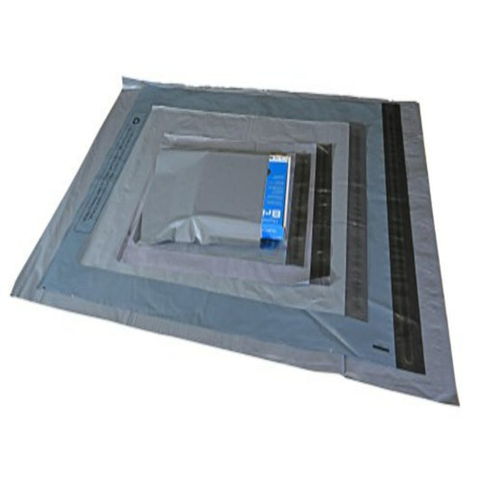 Recycled Grey Polymailers 600 x 900mm + 40mm Lip Pack of 200